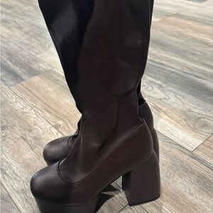 Amazon Black Platform Shoes with Comfort and Style